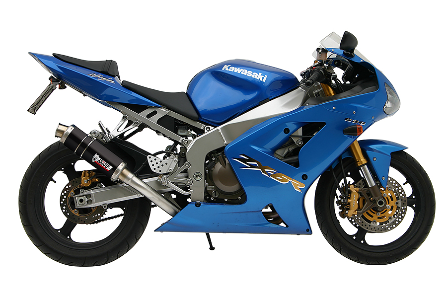R×36 SFV×6 Mivv Slip-On GP black Kawasaki ZX-6 RR / ZX-6 R 636 2003-04