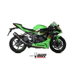 Mivv Slip-On AK-1 carbono con tapa de carbono Kawasaki ZX-6 R 636 2019-24