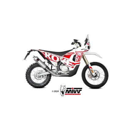 Mivv Slip-On Dakar St. Steel Kove 450 Rally 2022-24