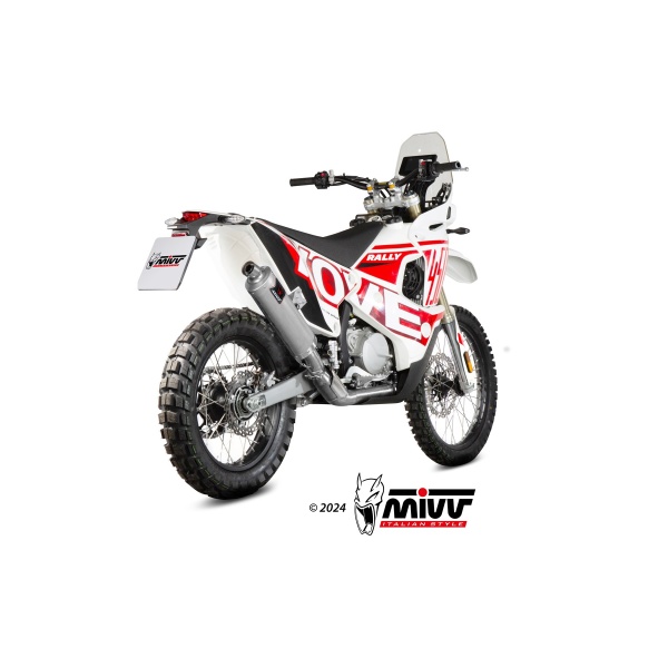 Mivv Slip-On Dakar St. Steel Kove 450 Rally 2022-24