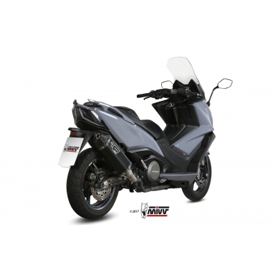 Mivv Slip-On Speed edge black Kymco AK550 2017-20