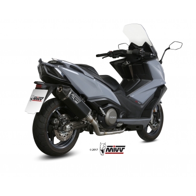 Mivv Full system 2x1 Speed edge black Kymco AK550 2017-20