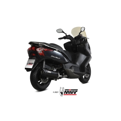 Mivv Full system 1x1 Mover black Kymco Downtown 300 2009-17