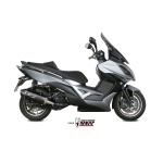 Mivv Slip-On Speed edge black Kymco Xciting 400i 2013-18