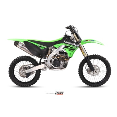 Mivv Full system 1x1 Oval St. Steel Kawasaki KX 250 F 2009-10