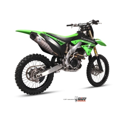 Mivv Full system 1x1 Oval St. Steel Kawasaki KX 250 F 2009-10