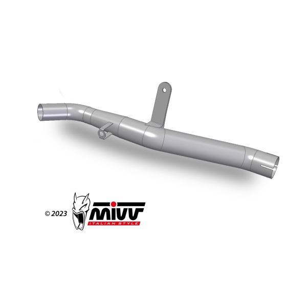 Mivv Tubo no kat (compatible con silenciadores Mivv y Originales) Moto Morini X-CAPE 2021-24