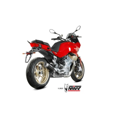 Mivv Slip-On GP Pro carbono Moto Guzzi V100 Mandello 2022-24