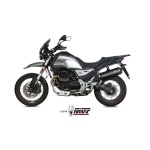 Mivv Slip-On Oval carbono con tapa carbono Moto Guzzi V85 TT 2019-24