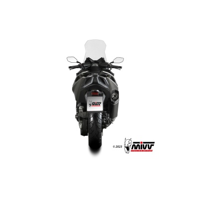 Mivv Slip-On SR-1 Black Titanium Kymco AK550 2021-24