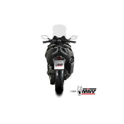 Mivv Slip-On SR-1 Black Kymco AK550 2021-24