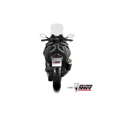 Mivv Slip-On GP Pro Black Kymco AK550 2021-24