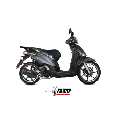 Mivv Full system 1x1 Mover Black Piaggio Liberty 125 2019-24