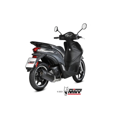 Mivv Full system 1x1 Mover Black Piaggio Liberty 125 2019-24