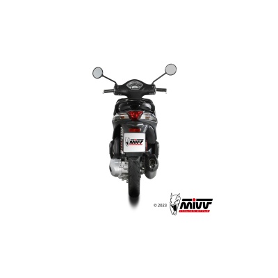 Mivv Full system 1x1 Mover Black Piaggio Liberty 125 2019-24