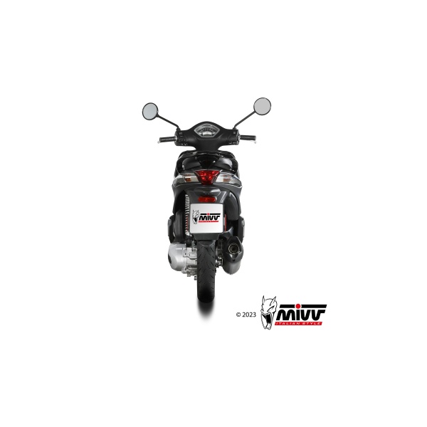 Mivv Full system 1x1 Mover Black Piaggio Liberty 125 2019-24