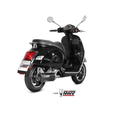 Mivv Slip-On Mover black Piaggio Vespa GTS 300 2008-20