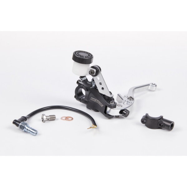 Braking Bomba Embrague Radial Universal Ø13 Palanca Plateada