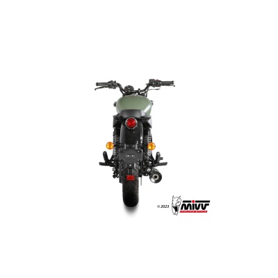 Mivv Slip-On HR-1 Black Royal Enfield Meteor 350 2021-24