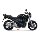 Mivv Slip-On Suono St. Steel con tapa carbono Suzuki GSF 650 Bandit 2005-06