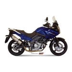 Mivv Full system 2x1 Suono St. Steel con tapa carbono Suzuki DL V-Strom 650 2004-06