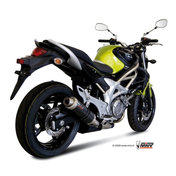 Mivv Slip-On GP carbon Suzuki Gladius 2009-15