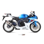 Mivv Slip-On Suono St. Steel con tapa carbono Suzuki GSX-R 600 2011-16 / GSX-R 750 2011-17