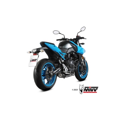 Mivv Full system 2x1 X-M5 Black Suzuki GSX-8S 2022-24