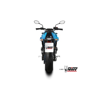 Mivv Full system 2x1 X-M5 Black Suzuki GSX-8S 2022-24