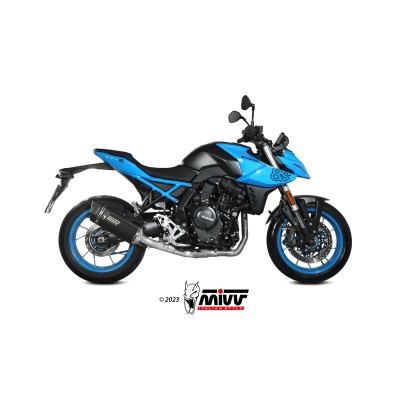 Mivv Full system 2x1 SR-1 Black Suzuki GSX-8S 2022-24