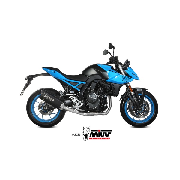 Mivv Full system 2x1 SR-1 Black Suzuki GSX-8S 2022-24