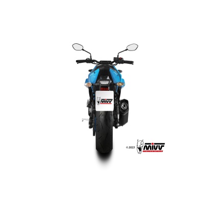 Mivv Full system 2x1 SR-1 Black Suzuki GSX-8S 2022-24