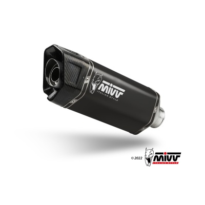 Mivv Full system 2x1 SR-1 Black Suzuki GSX-8S 2022-24