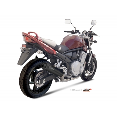 Mivv Slip-On X-Cone black Suzuki GSF 650 Bandit 2007-15