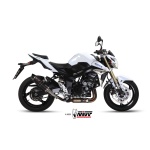 Mivv Slip-On GP carbon con tapa carbono Suzuki GSR 750 2011-16 / GSX-R 750 2004-05