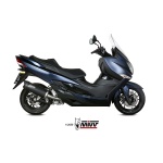 Mivv Slip-On Mover black Suzuki Burgman 400 2017-20