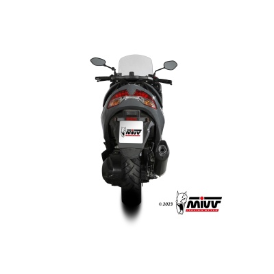 Mivv Slip-On MOVER Black Suzuki Burgman 400 2022-24