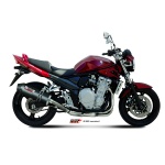 Mivv Slip-On Oval carbono con tapa carbono Suzuki GSF 650 Bandit 2007-15 / GSX 650 F 2008-15