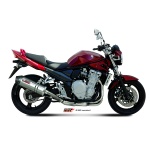 Mivv Slip-On Oval titan con tapa carbono Suzuki GSF 650 Bandit 2007-15 / GSX 650 F 2008-15