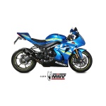 Mivv Slip-On Mk3 carbono Suzuki GSX-R 1000 2017-20