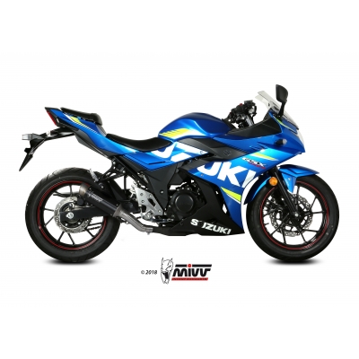 Mivv Slip-On GP Pro black Suzuki GSX 250 R 2017-20