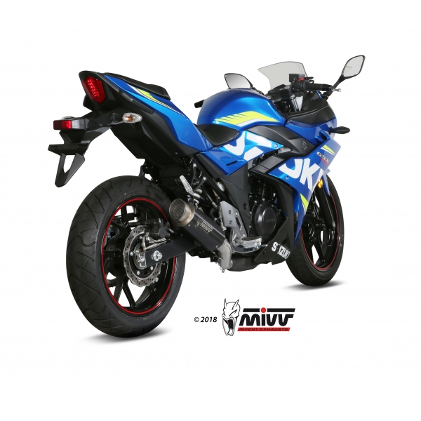 Mivv Slip-On GP Pro black Suzuki GSX 250 R 2017-20