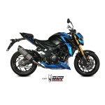 Mivv Slip-On Suono St. Steel con tapa carbono Suzuki GSX-S 750 2017-20