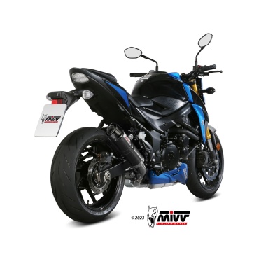 Mivv Slip-On GP carbon con tapa carbono Suzuki GSX-S 750 2017-20