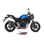 Mivv Slip-On Oval carbono con tapa carbono Suzuki SV 650 / X 2016-24