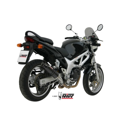 Mivv Slip-On GP carbon con tapa carbono Suzuki SV 650 1999-02