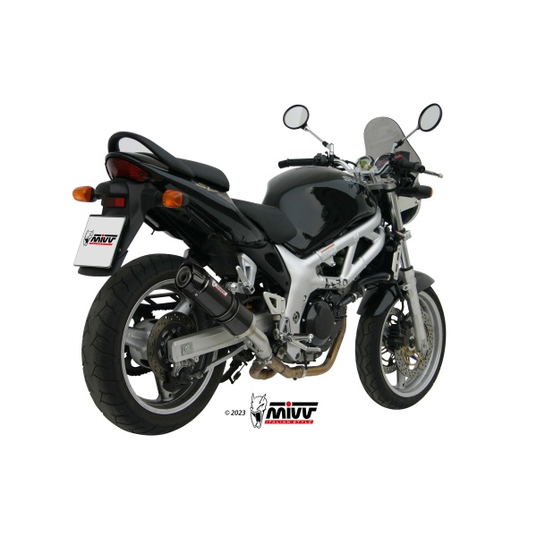 Mivv Slip-On GP carbon con tapa carbono Suzuki SV 650 1999-02