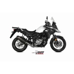 Mivv Full system 2x1 Oval carbono con tapa carbono Suzuki DL V-Strom 650 / XT 2017-24