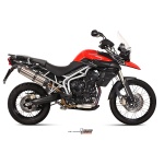 Mivv Slip-On Suono St. Steel con tapa carbono Triumph Tiger 800 XC/XR/XRx/XCx/XRT/XCA 2011-16