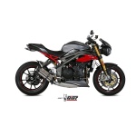 Mivv Slip-On Suono St. Steel con tapa carbono Triumph Speed Triple 2016-17